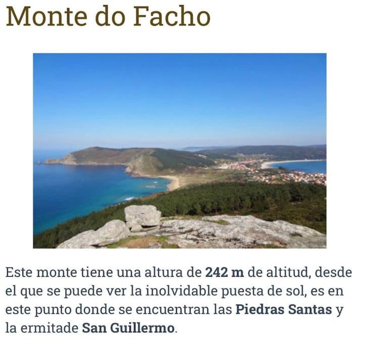 Refugio Climatico En Finisterre Frente A La Playa Apartment Bagian luar foto