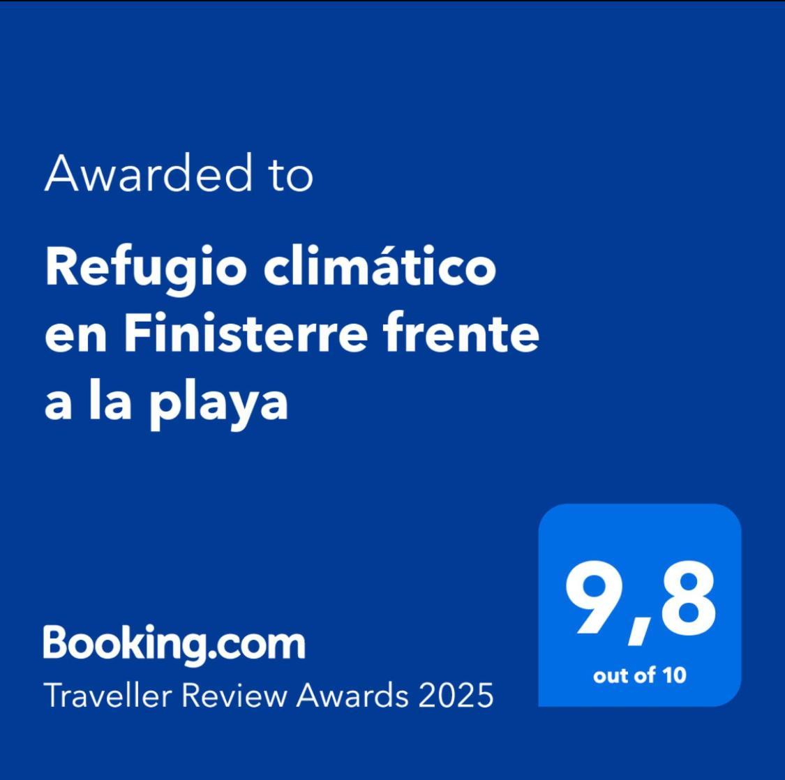 Refugio Climatico En Finisterre Frente A La Playa Apartment Bagian luar foto